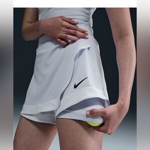 Nike Dri Fit white Court Tennis workout Skirt Skort S